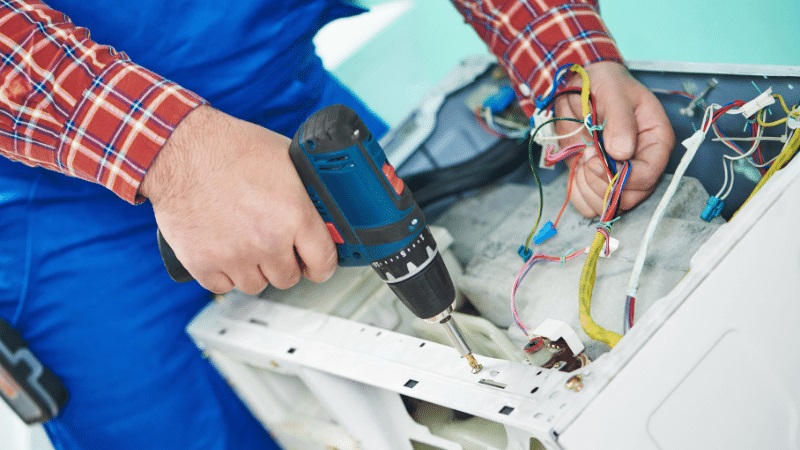Dilovası İmmergas İmmergas çamaşır makinesi kart tamiri – Su almama arızası orijinal parça ile giderildi. - Teknik servis örneği